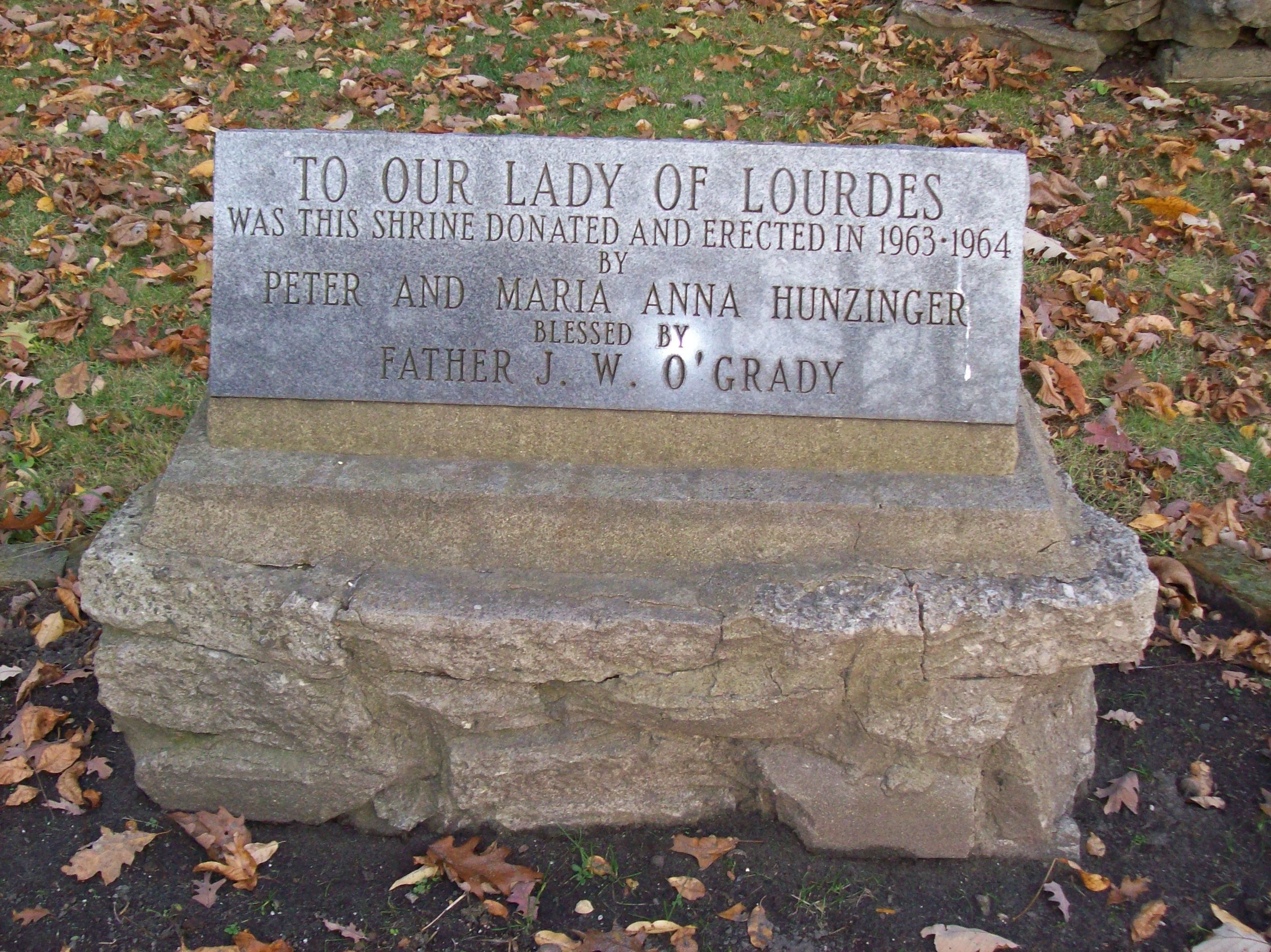 Dedication Stone